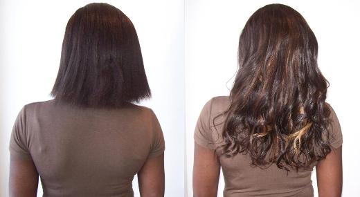 hair extensions before and after. DAY: HAIR EXTENSIONS 4 U